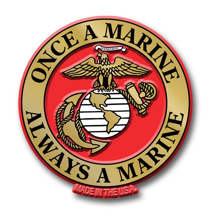 MIL131 Once a Marine, Always a Marine Magnet
